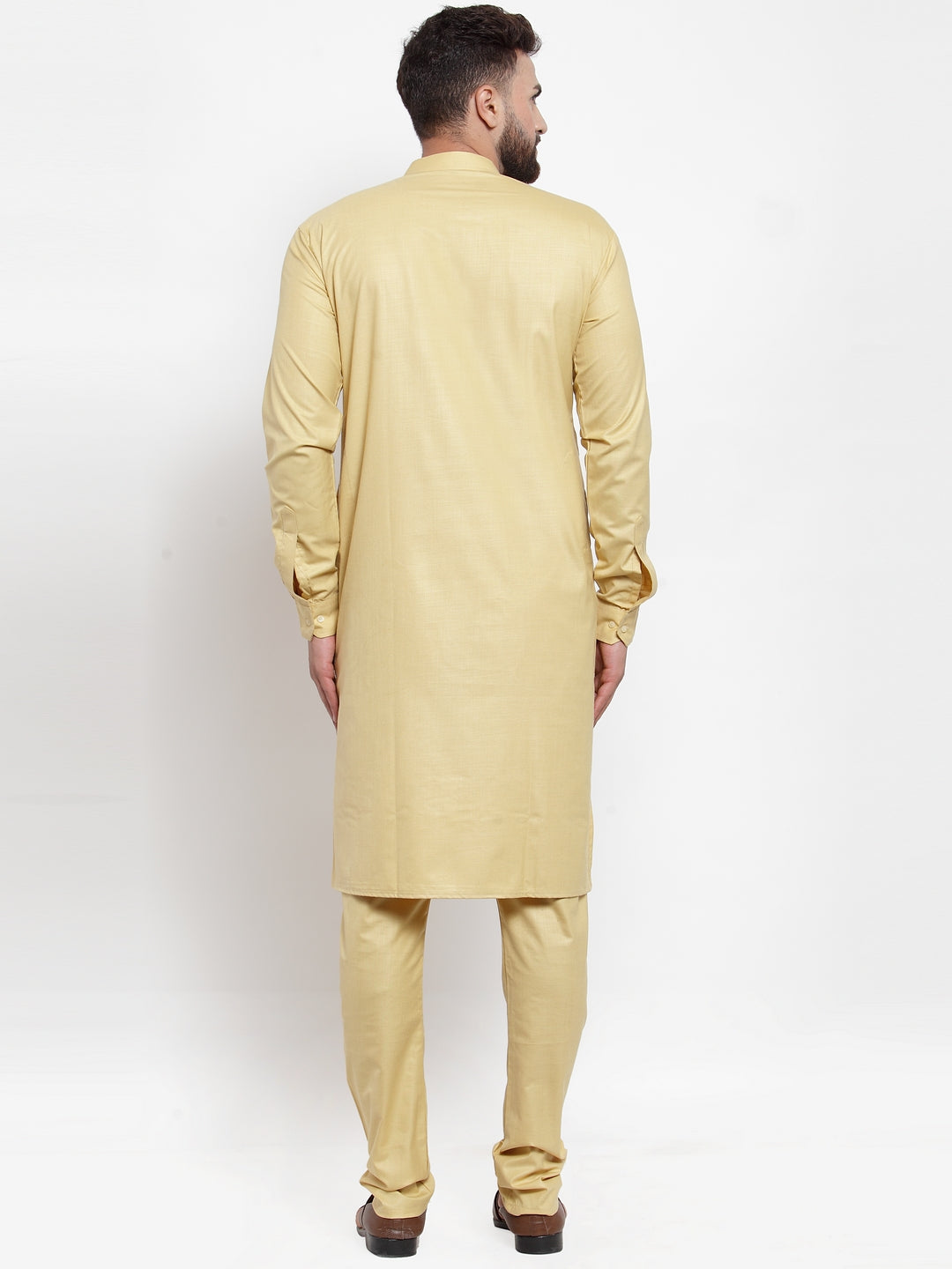 Men'S Solid Cotton Kurta Payjama Set