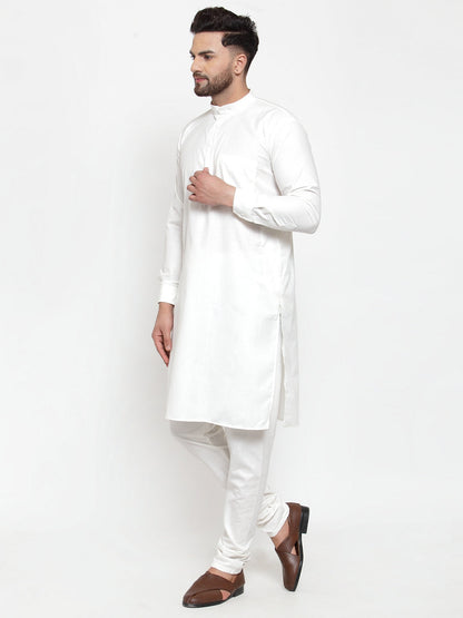 Men'S Solid Cotton Kurta Payjama Set