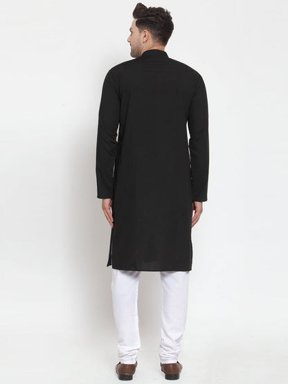 Men'S Cotton Solid Kurta Payjama Sets