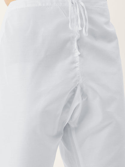 Men'S Cotton Solid Kurta Pyjama