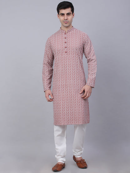 Men'S Embroidered Kurta Payjama Sets