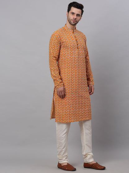 Men'S Embroidered Kurta Payjama Sets