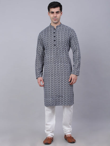 Men'S Embroidered Kurta Payjama Sets