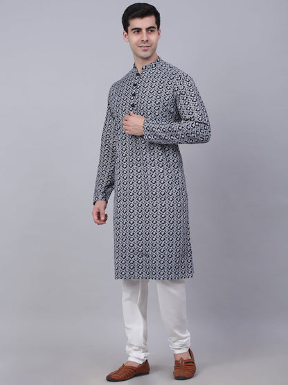 Men'S Embroidered Kurta Payjama Sets