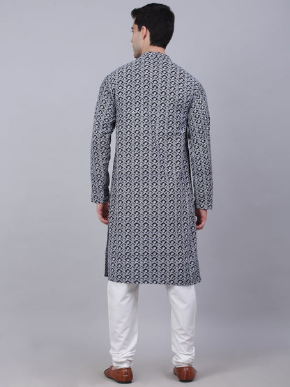 Men'S Embroidered Kurta Payjama Sets
