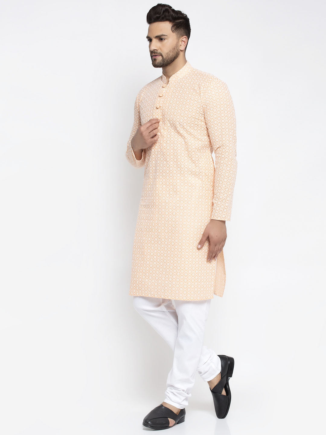 Men'S Embroidered Kurta Payjama Sets
