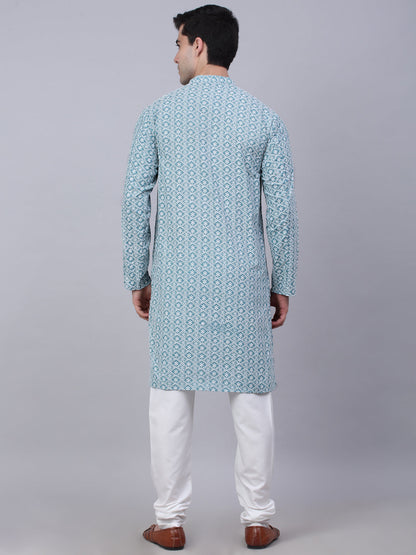 Men'S Embroidered Kurta Payjama Sets