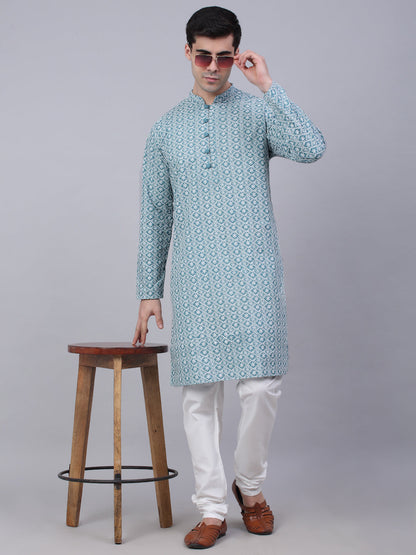Men'S Embroidered Kurta Payjama Sets
