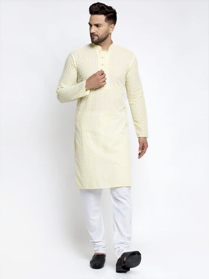 Men'S Embroidered Kurta Payjama Sets