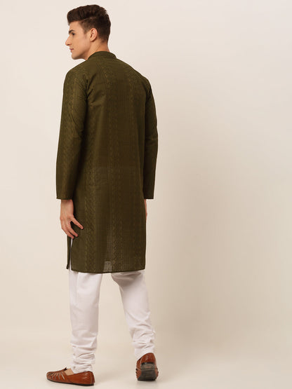 Men'S Embroiderd Kurta Pajama