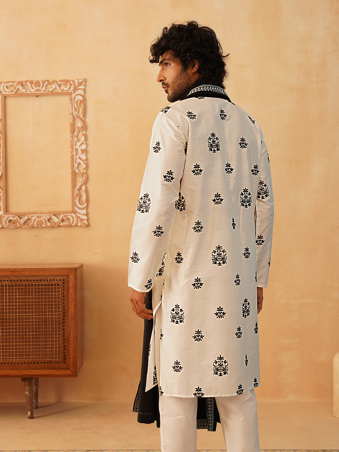 Embroidered & Sequin Kurta Pyjama With Dupatta