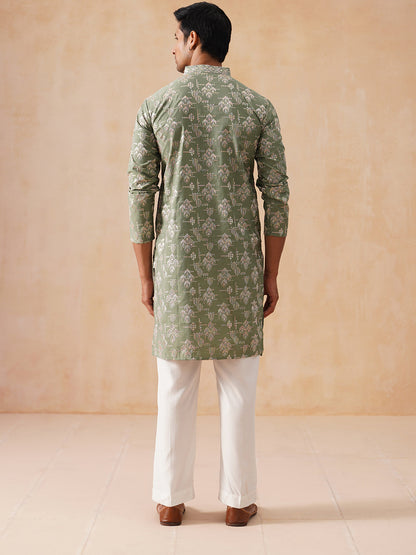 Men'S Embroidered Kurta Pyjama