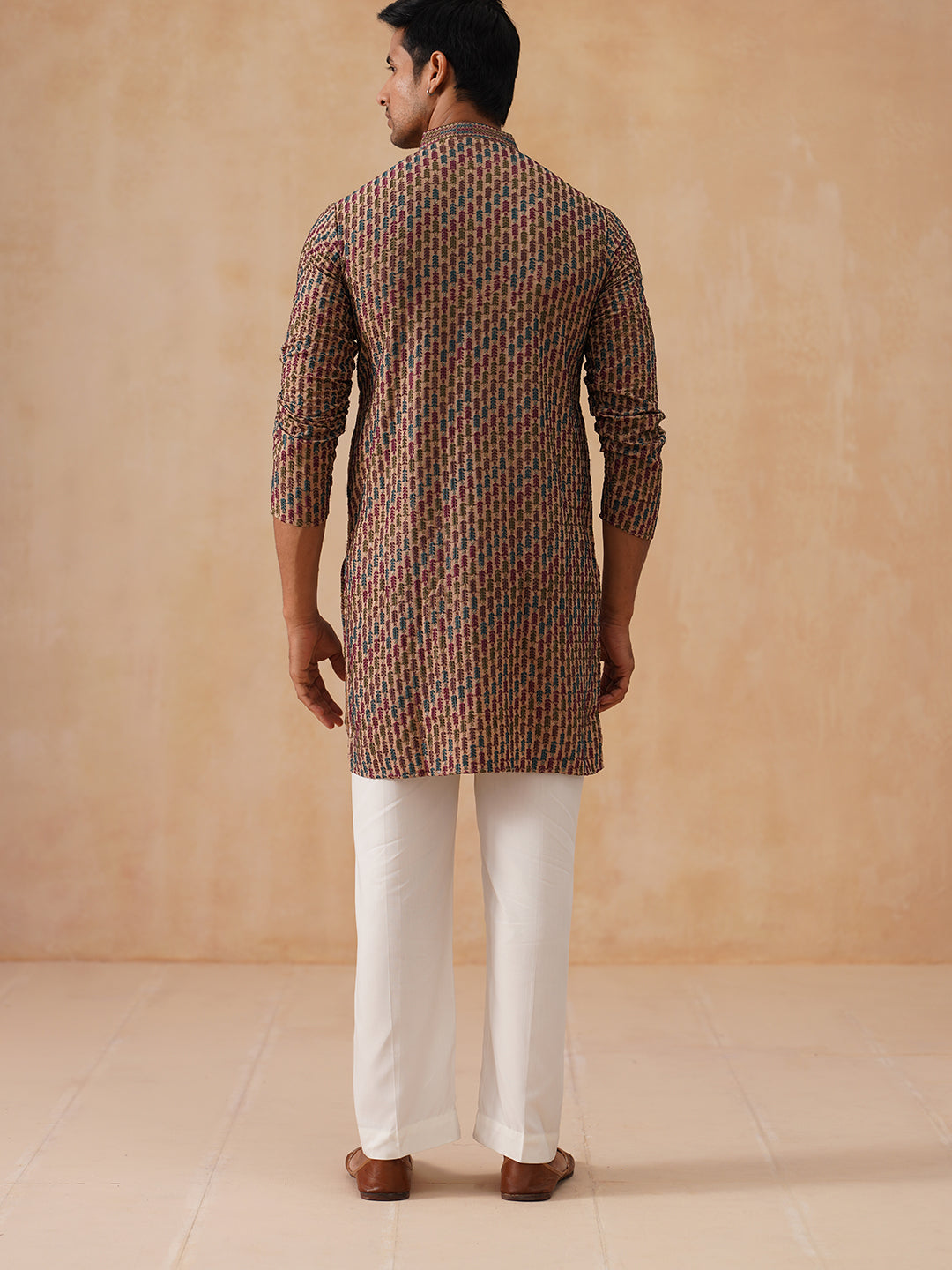 Embroidered Viscose Rayon Kurta Set