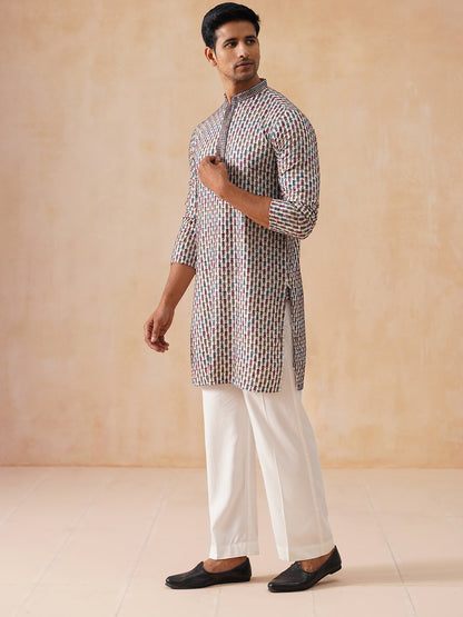 Embroidered Viscose Rayon Kurta Set