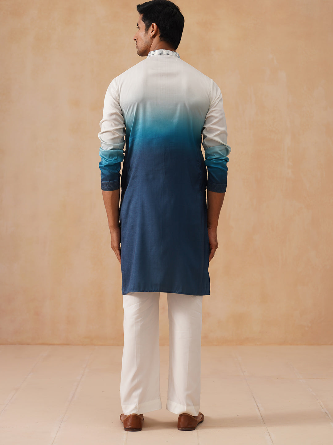 Men’S Ombre Kurta With Pyjama