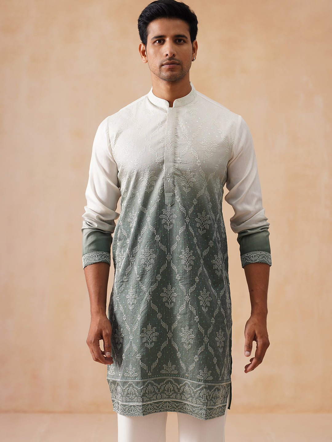 Men’S Ombre Kurta With Pyjama