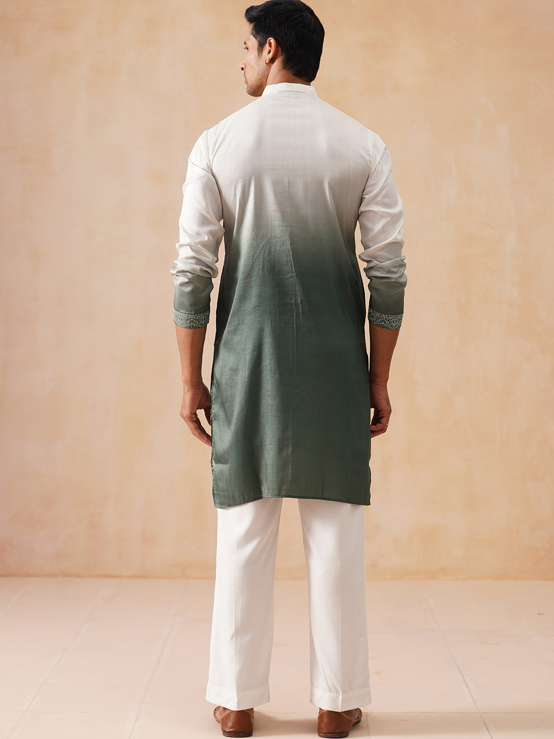 Men’S Ombre Kurta With Pyjama