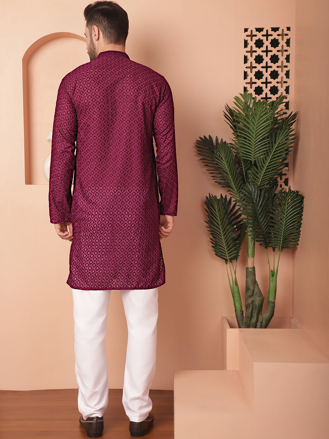 Chikankari Pure Cotton Kurta With Churidar