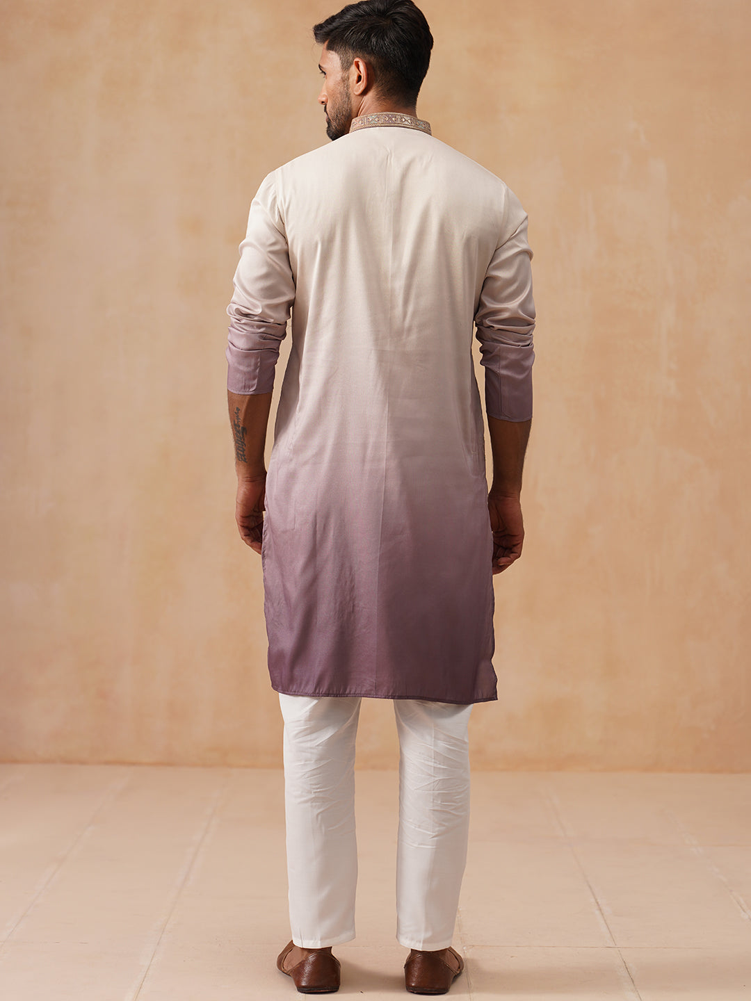 Men’S Ombre Kurta With Pyjama