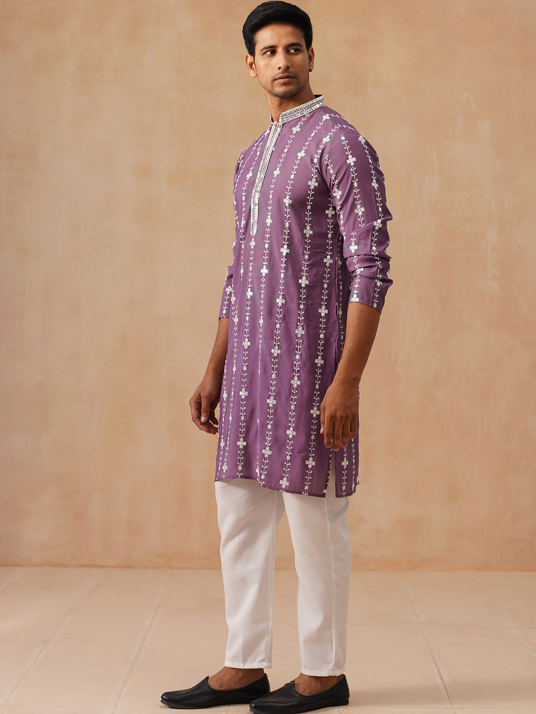 Classic Embroidered Kurta Pyjama Set