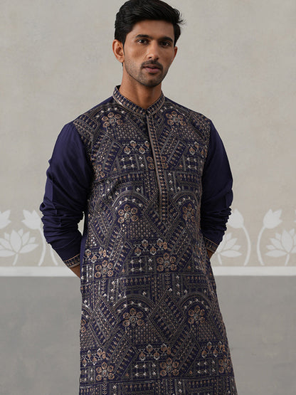 Traditional Embroidered Kurta For Men