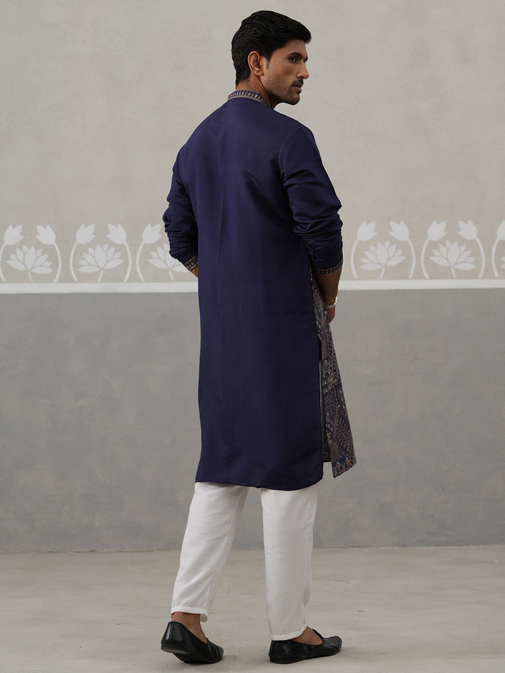 Traditional Embroidered Kurta For Men