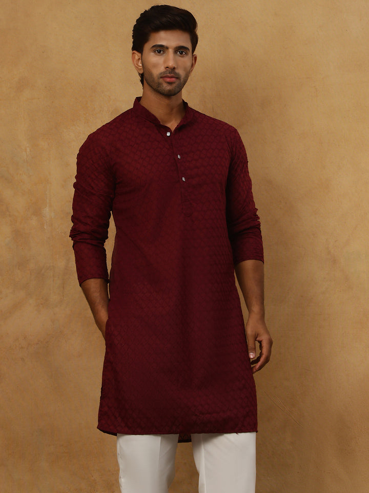 Men’S Ethnic Chikankari Kurta Pyjama