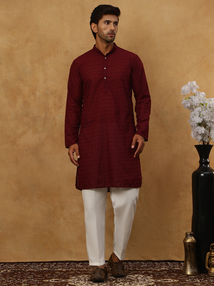 Men’S Ethnic Chikankari Kurta Pyjama