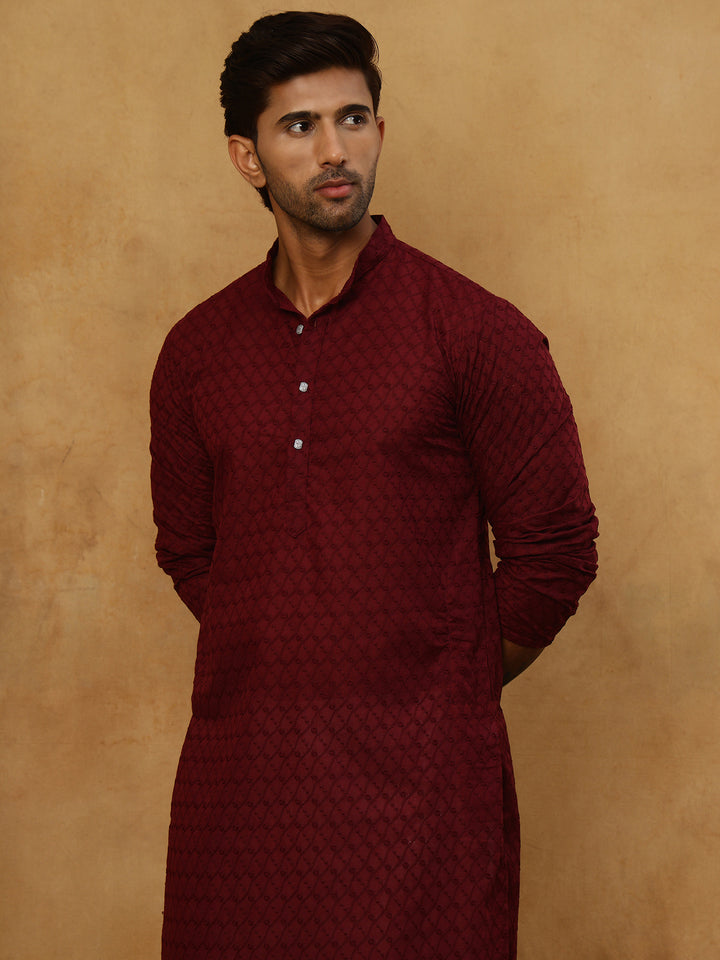 Men’S Ethnic Chikankari Kurta Pyjama