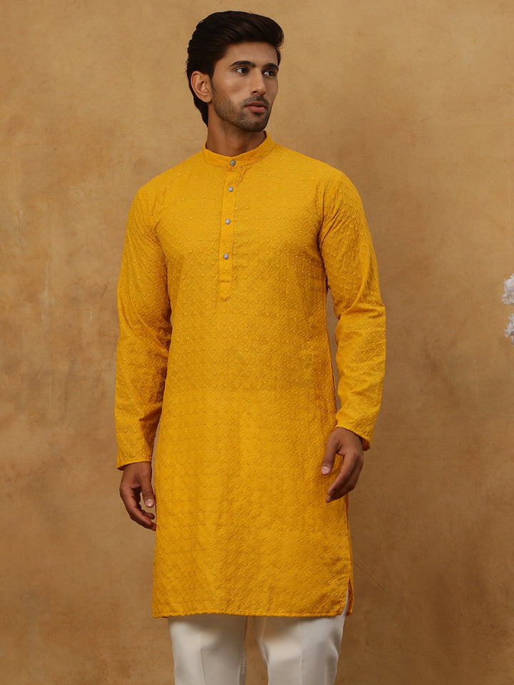 Men’S Ethnic Chikankari Kurta Pyjama