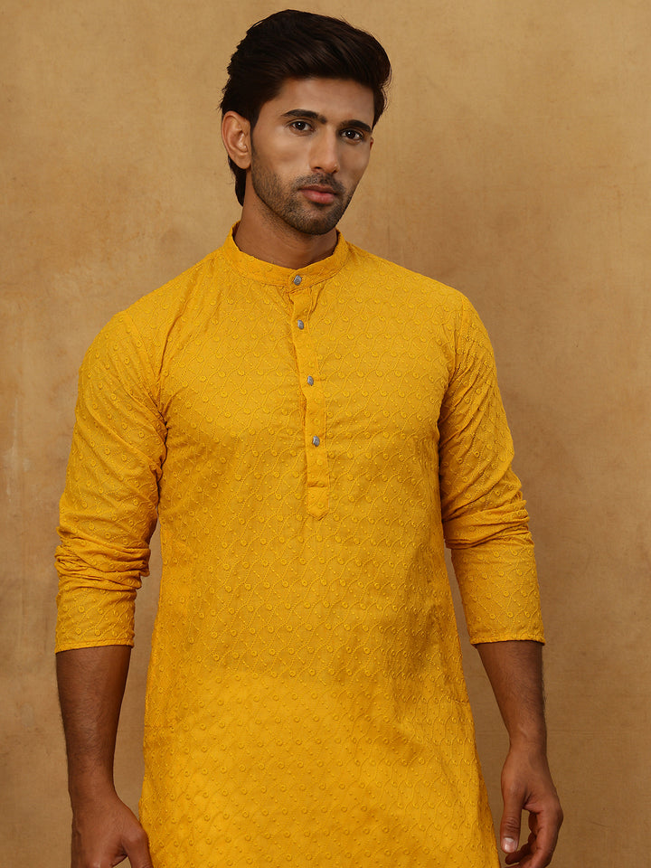 Men’S Ethnic Chikankari Kurta Pyjama