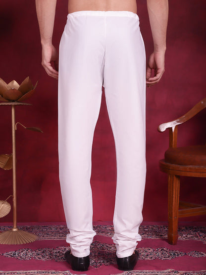 Men'S Solid Cotton Churidar Pyjama