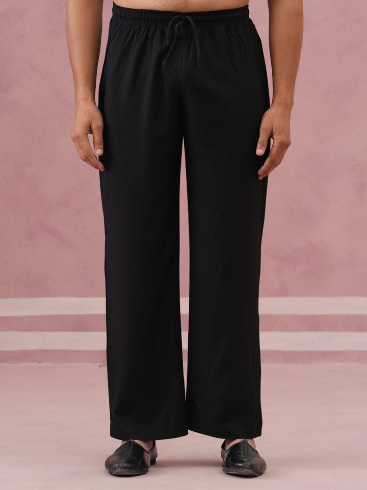 Rayon Solid Pyjama