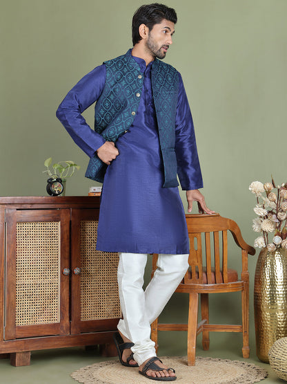 Woven Design Nehru Jacket