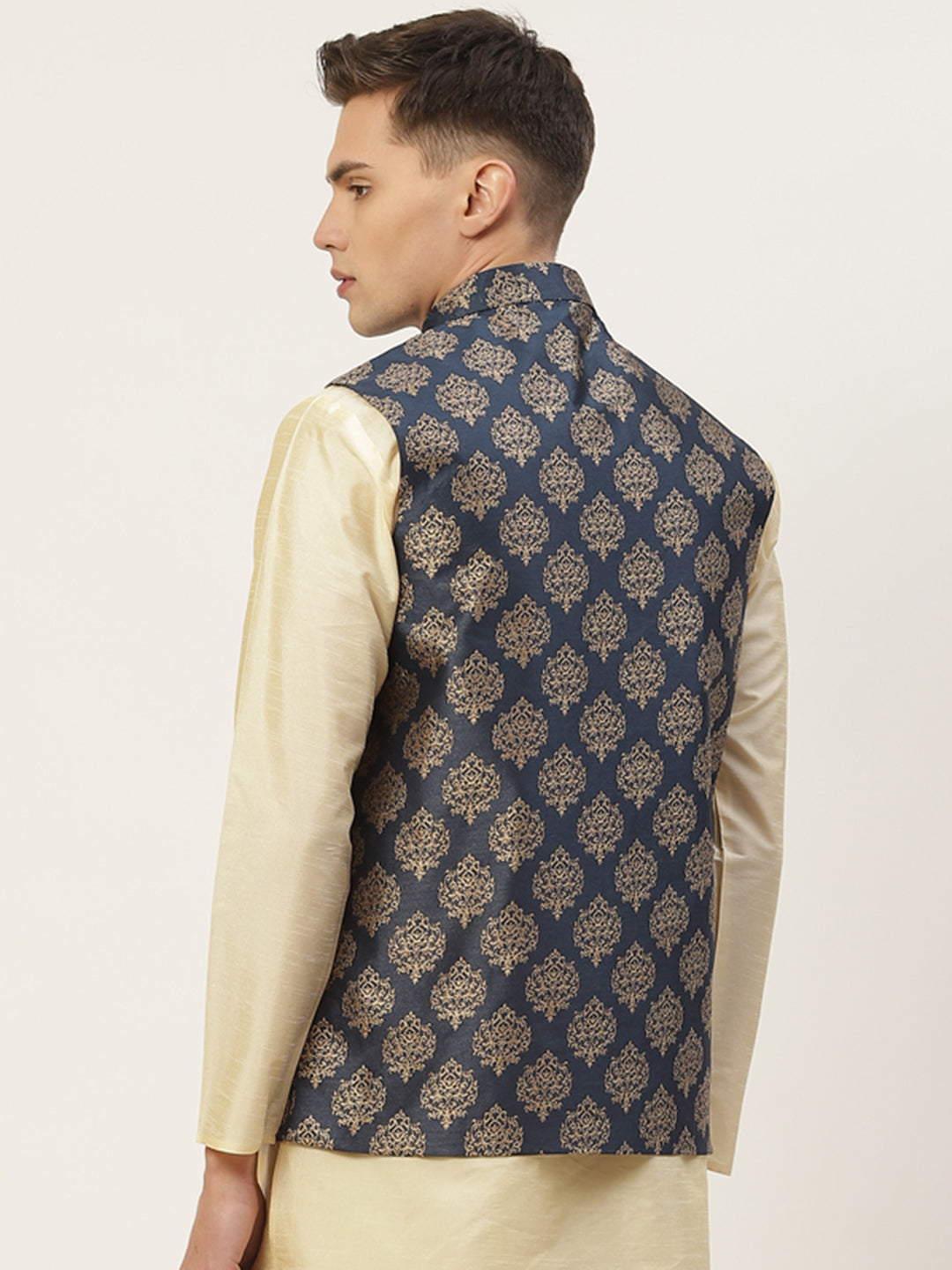 Men'S Printed Nehru Jacket