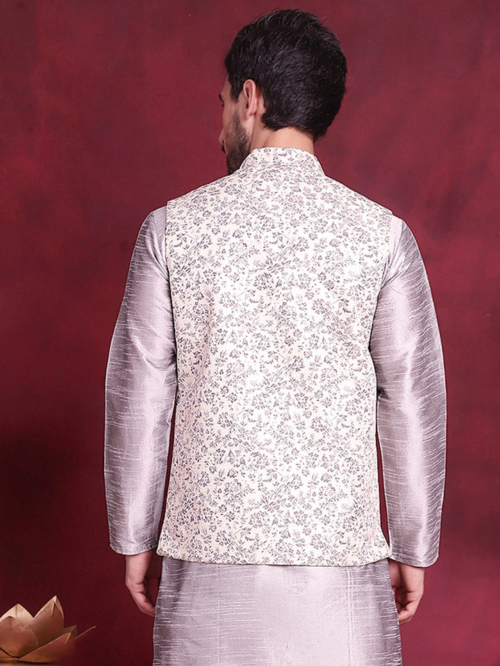 Woven Design Nehru Jacket