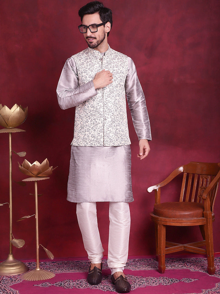 Woven Design Nehru Jacket