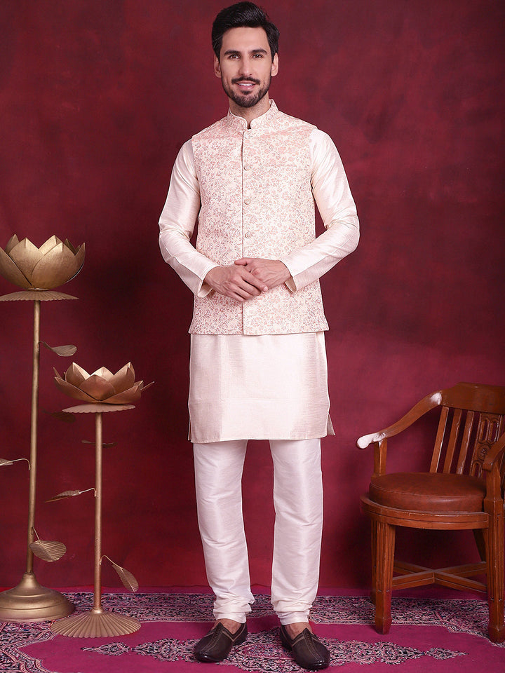 Woven Design Nehru Jacket