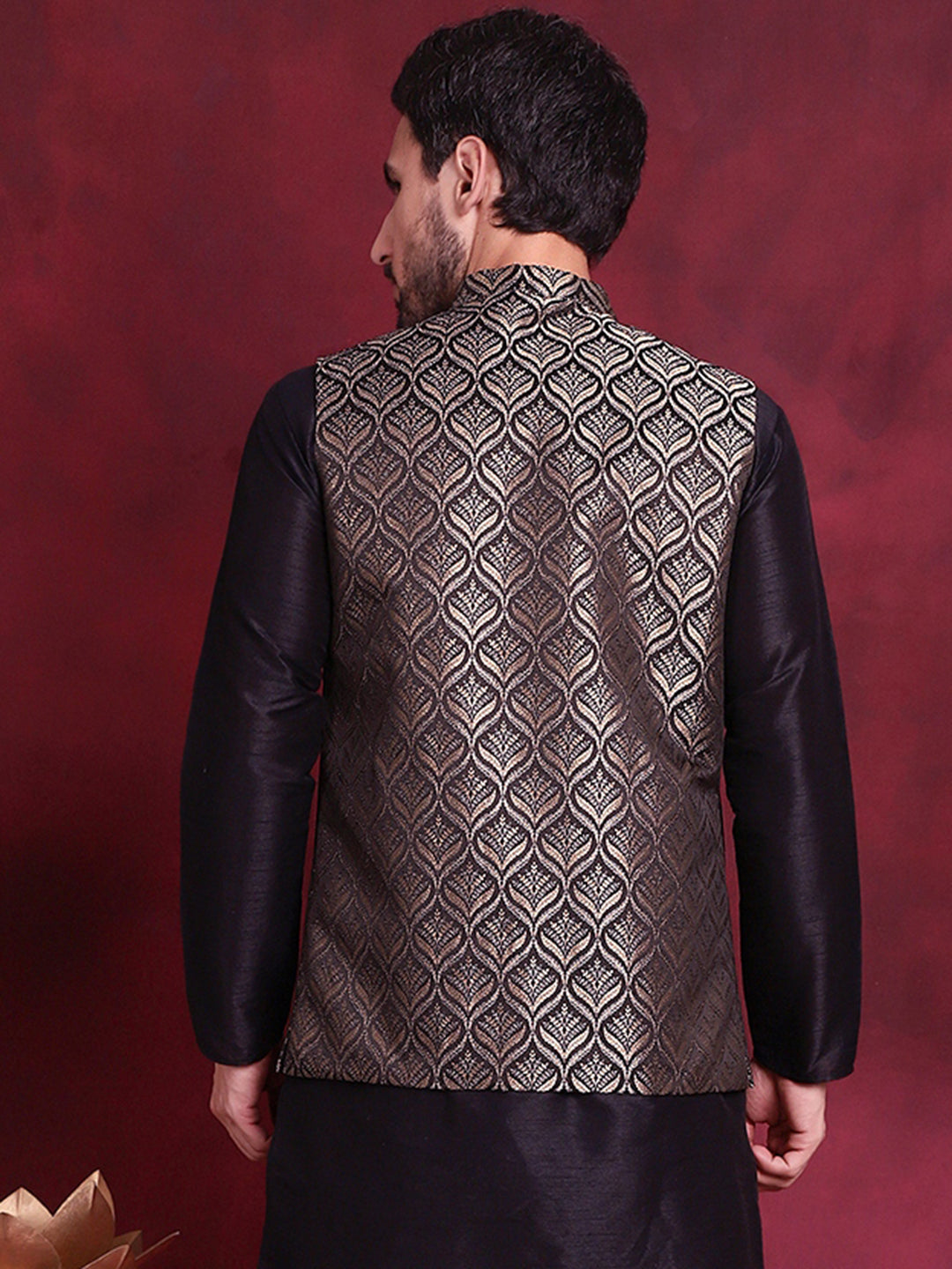 Woven Design Nehru Jacket
