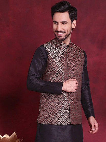 Woven Design Nehru Jacket