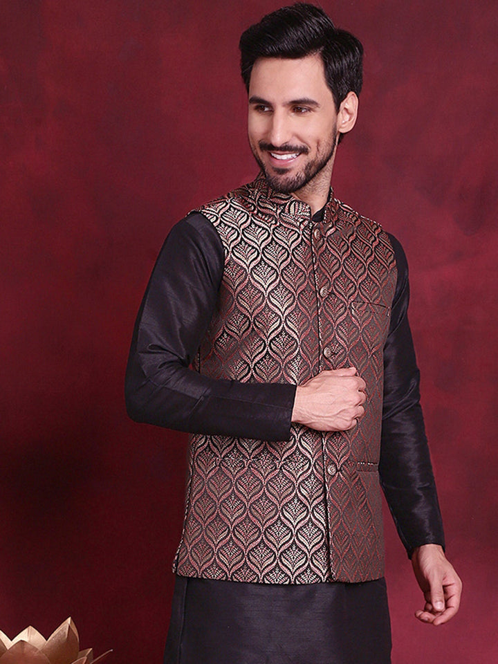 Woven Design Nehru Jacket