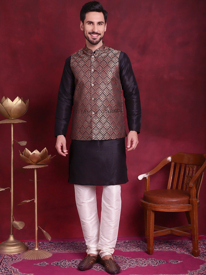 Woven Design Nehru Jacket