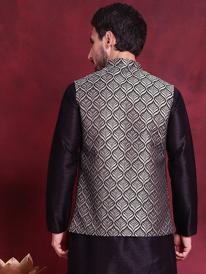 Woven Design Nehru Jacket