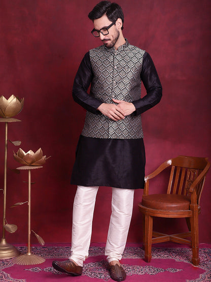 Woven Design Nehru Jacket