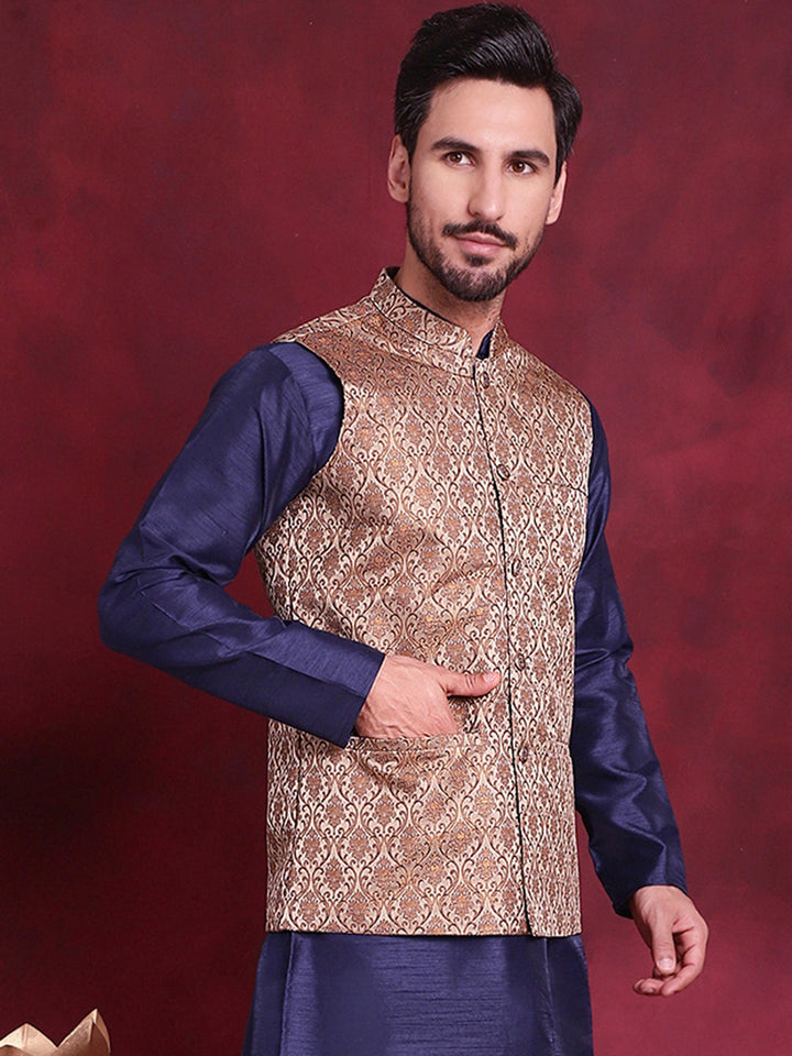 Woven Design Nehru Jacket