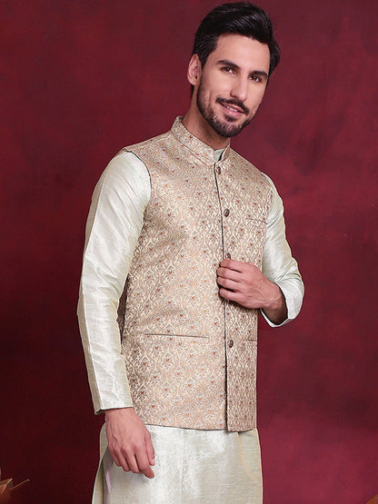 Woven Design Nehru Jacket