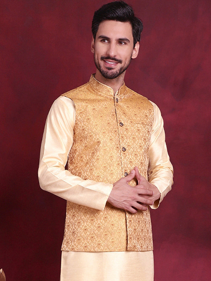 Woven Design Nehru Jacket