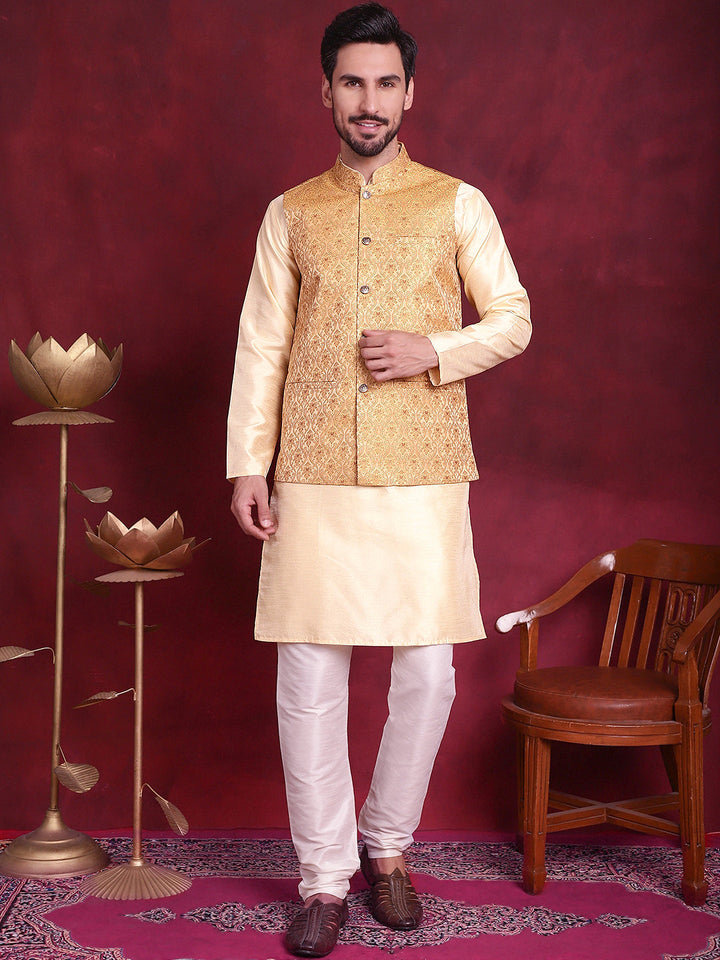 Woven Design Nehru Jacket