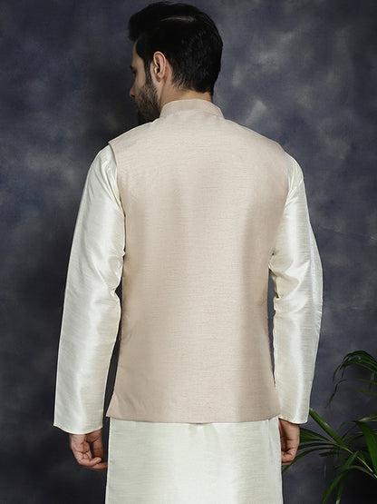 Men'S Sequins And Embroidered Nehru Jacket.