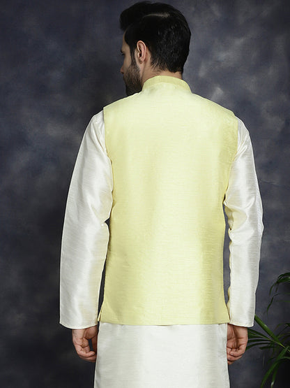 Men'S Sequins And Embroidered Nehru Jacket.